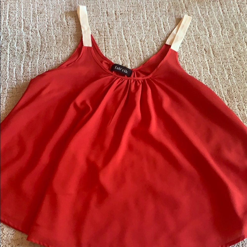 NWOT red tank blouse
